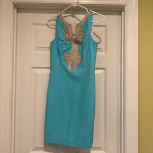 Turquoise Lily Pulitzer dress